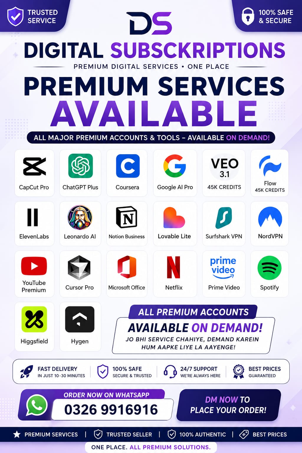 Premium AI Subscriptions | AI Tools & Productivity Services